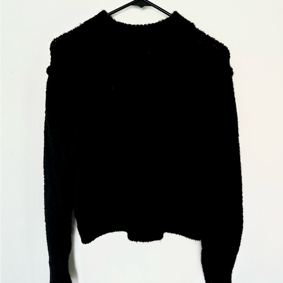 Top Shop Black Seam Sweater - Picture 2 of 4